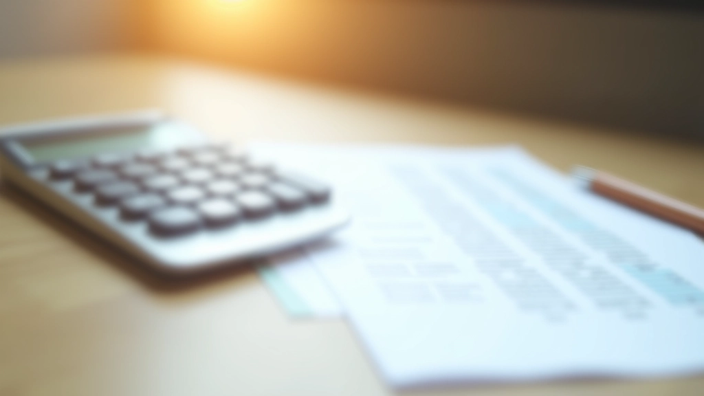 Tableau de calcul des coûts de transport avec calculatrice et stylo sur bureau